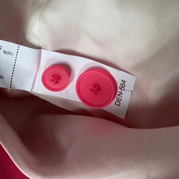 NWT GORGEOUS ZARA STRAIGHT BLAZER WITH POCKETS Fuchsia size S Blogger Favorite - Picture 14 of 16